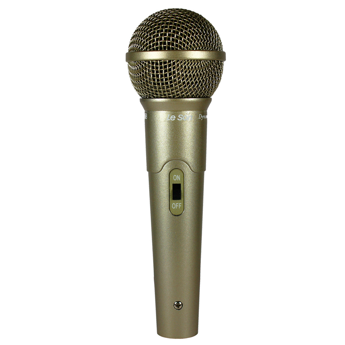 MICROFONE DINÂMICO COM CABO CHAMPANHE LS-58 - LESON