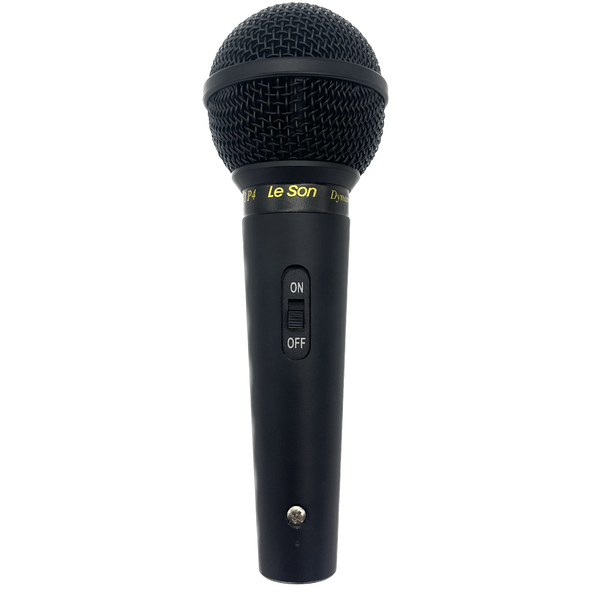 MICROFONE LE SON SM 58 P-4 DINÂMICO E UNIDIRECIONAL PRETO FOSCO