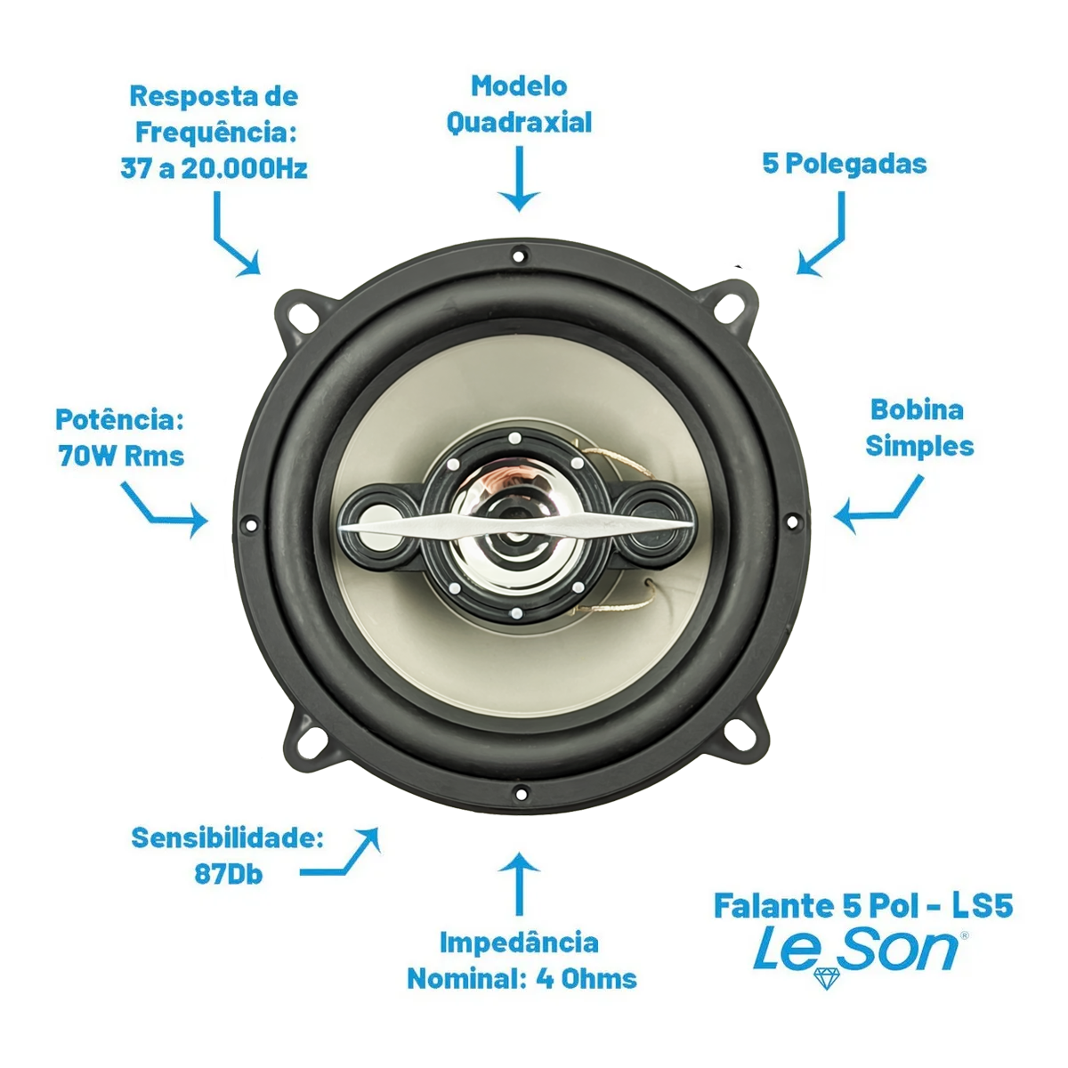 PAR FALANTE LESON 5" 140 WRMS (PAR) 4 OHMS