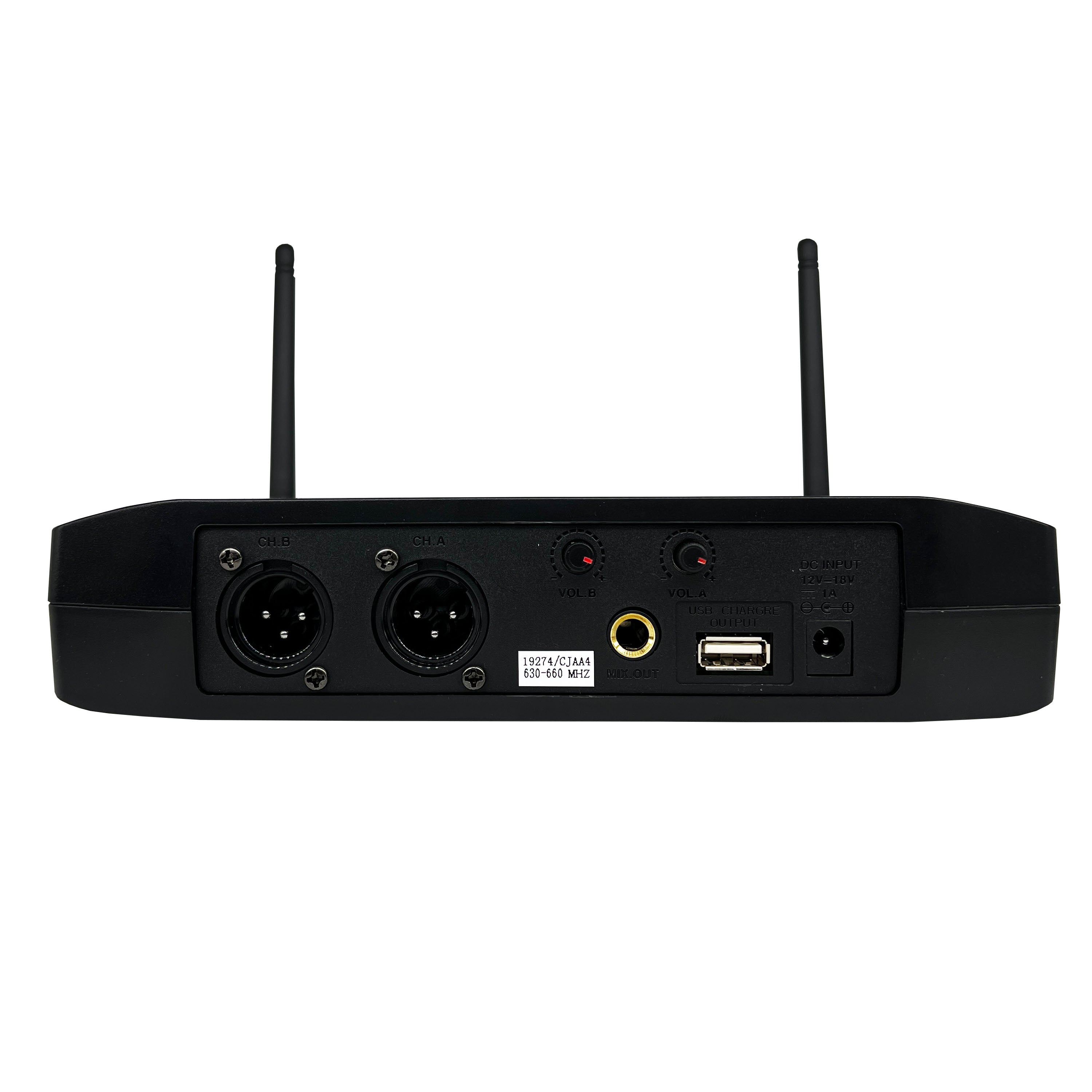 MICROFONE DUPLO SEM FIO UHF PROFISSIONAL DINÂMIC LS916 LESON CHAMPANHE