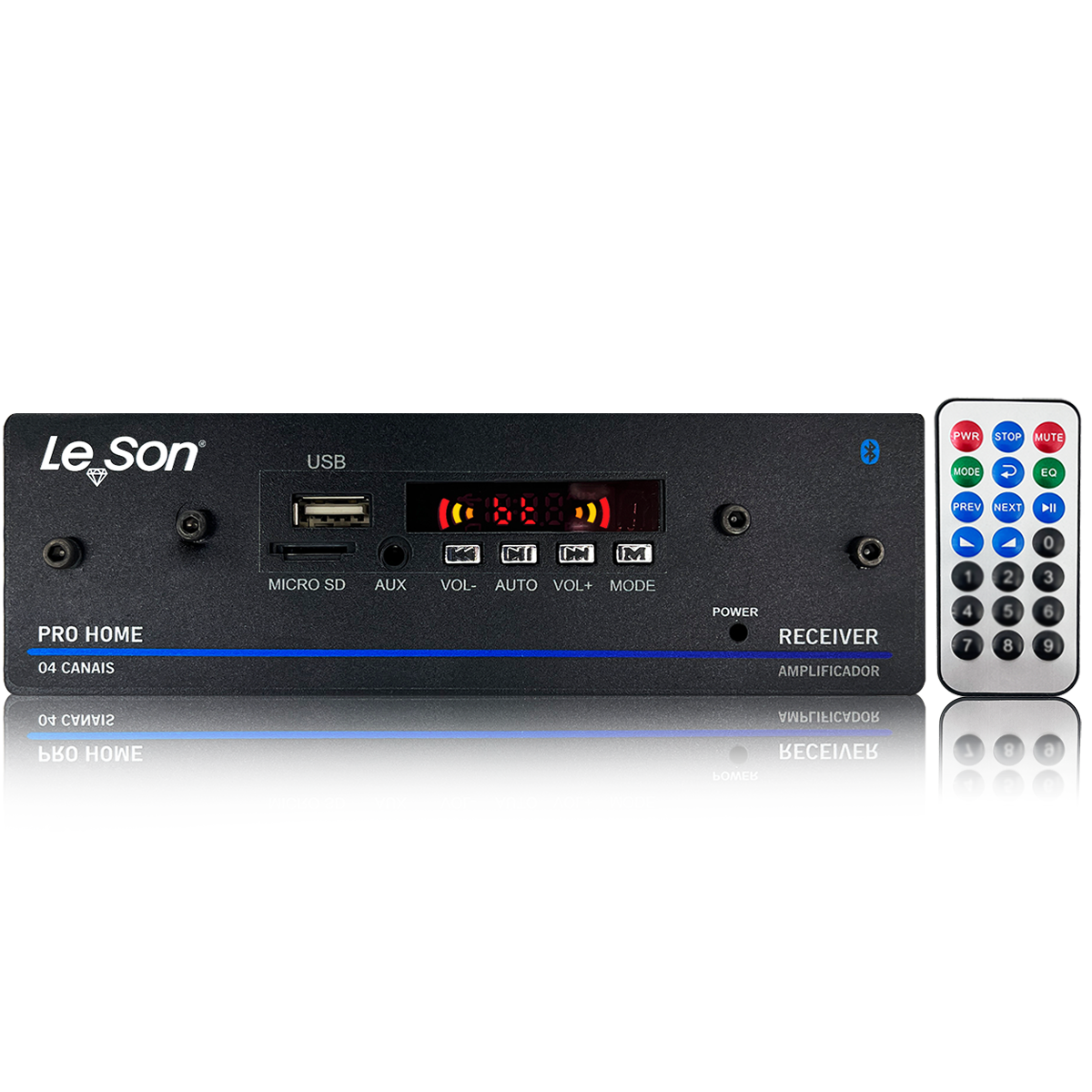 RECEIVER LESON PROHOME BT 120W 04 CH ENT P2 AUX
