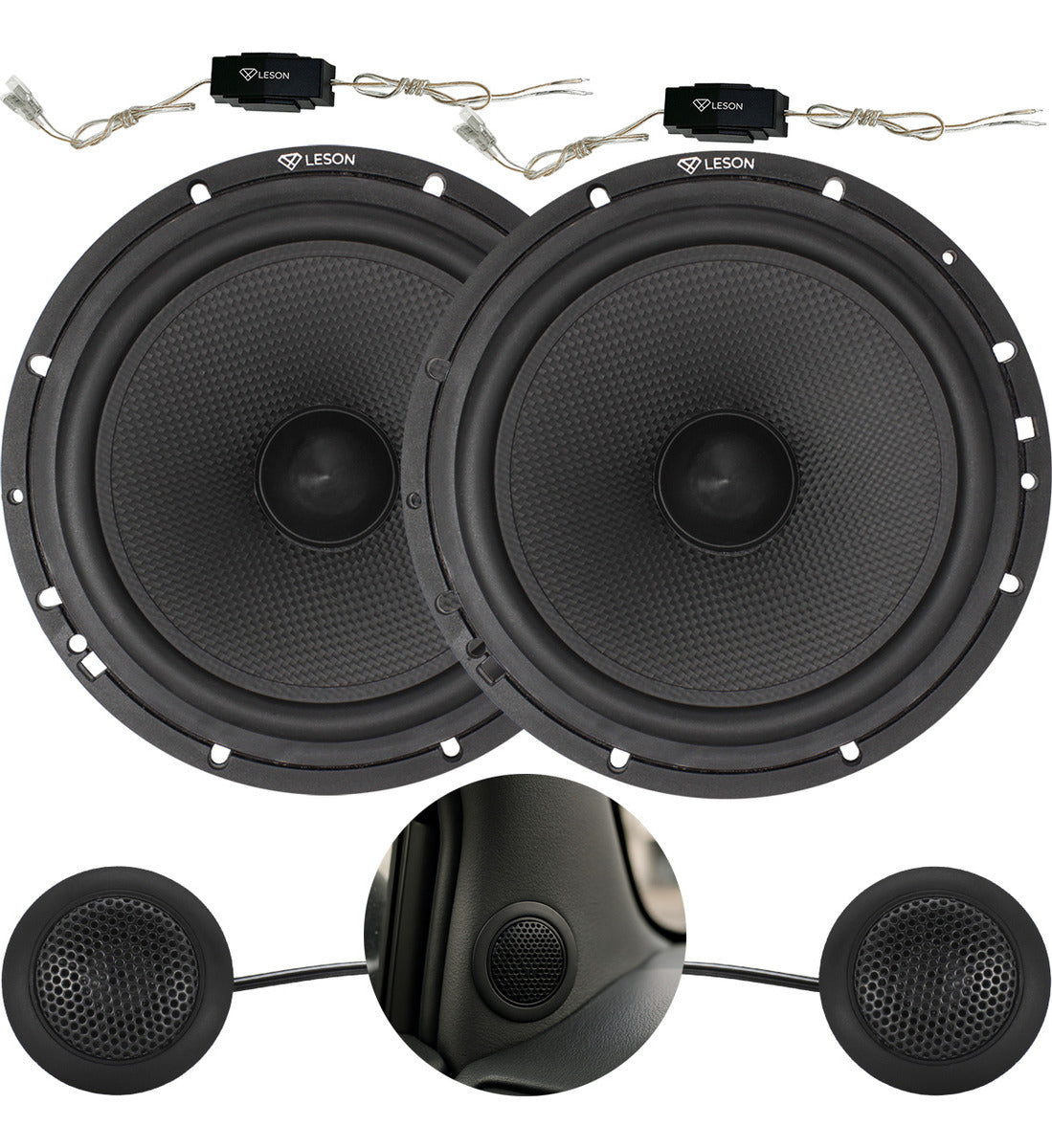 KIT 2 VIAS DIAMOND 6" 160 WRMS (KIT) 4 OHMS NEODÍMIO + CROSSOVER