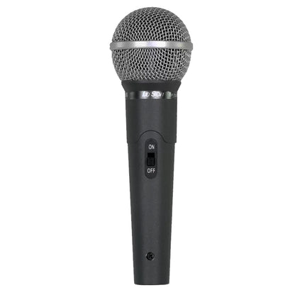 MICROFONE LE SON LS-58 DINÂMICO CARDIOIDE COR CHUMBO