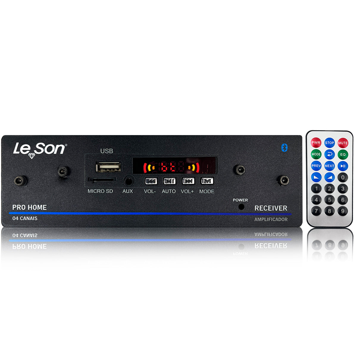 RECEIVER LESON PROHOME BT 120W 04 CH ENT P2 AUX