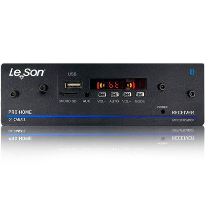 RECEIVER LESON PROHOME BT 120W 04 CH ENT P2 AUX