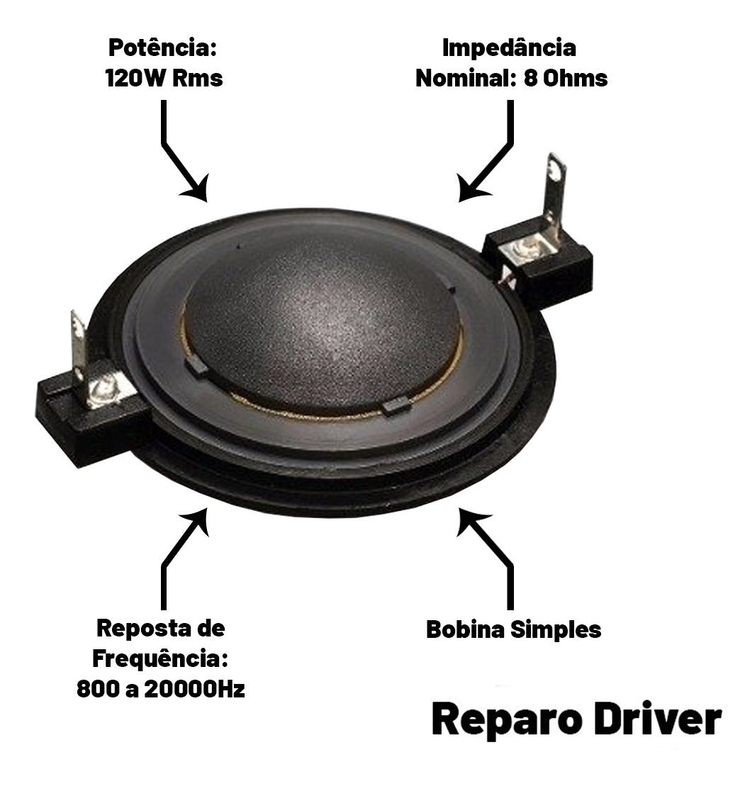 REPARO DRIVER LESON ORION LS120D 120WRMS  8OHMS - TSR5200