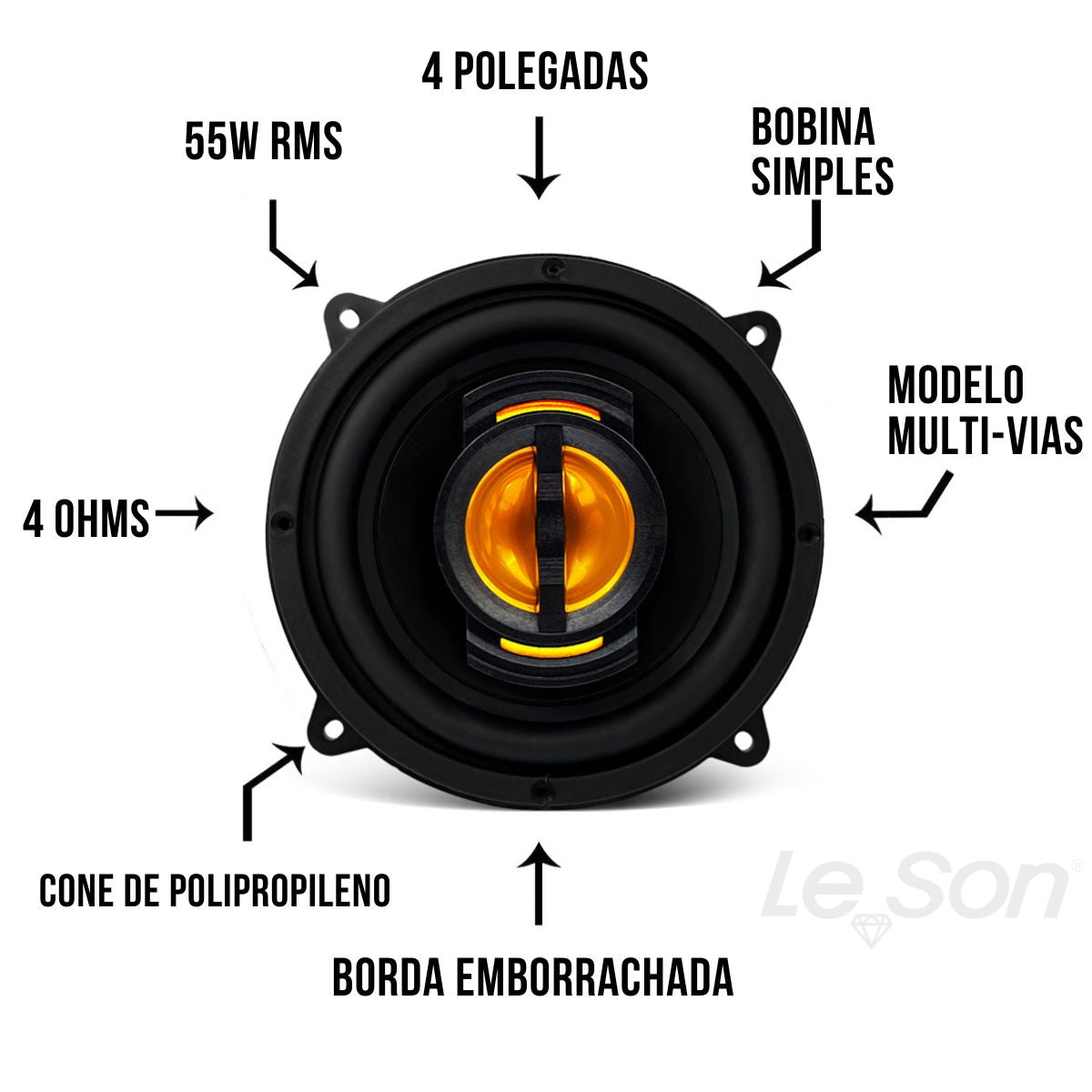 PAR FALANTE LESON JB4 FLEX 4" 110 WRMS (PAR) 4 OHMS