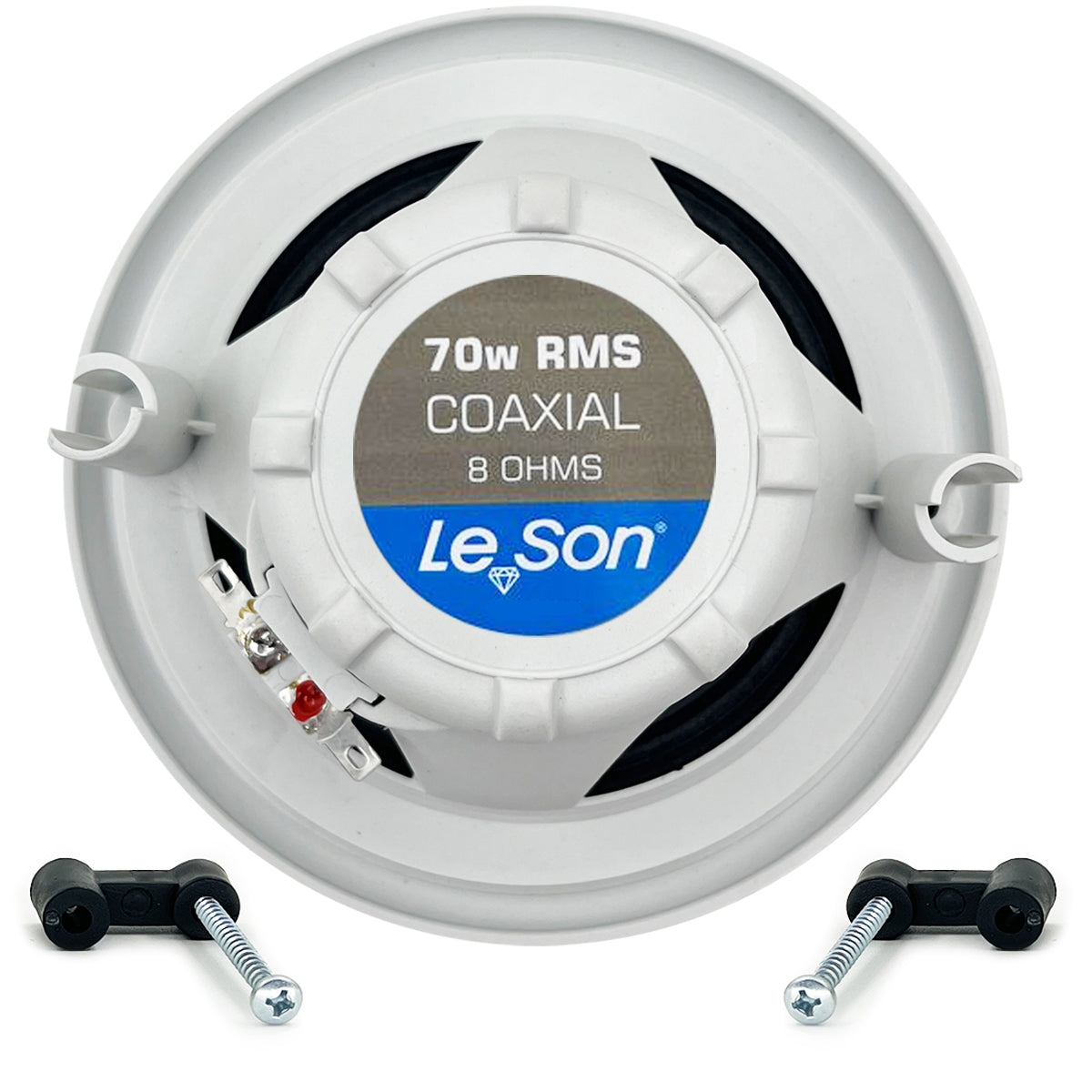 PAR ARANDELA COAXIAL 5" 140WRMS (PAR) 8 OHMS - REDONDA BRANCA
