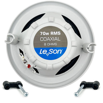 PAR ARANDELA COAXIAL 5" 140WRMS (PAR) 8 OHMS - REDONDA BRANCA