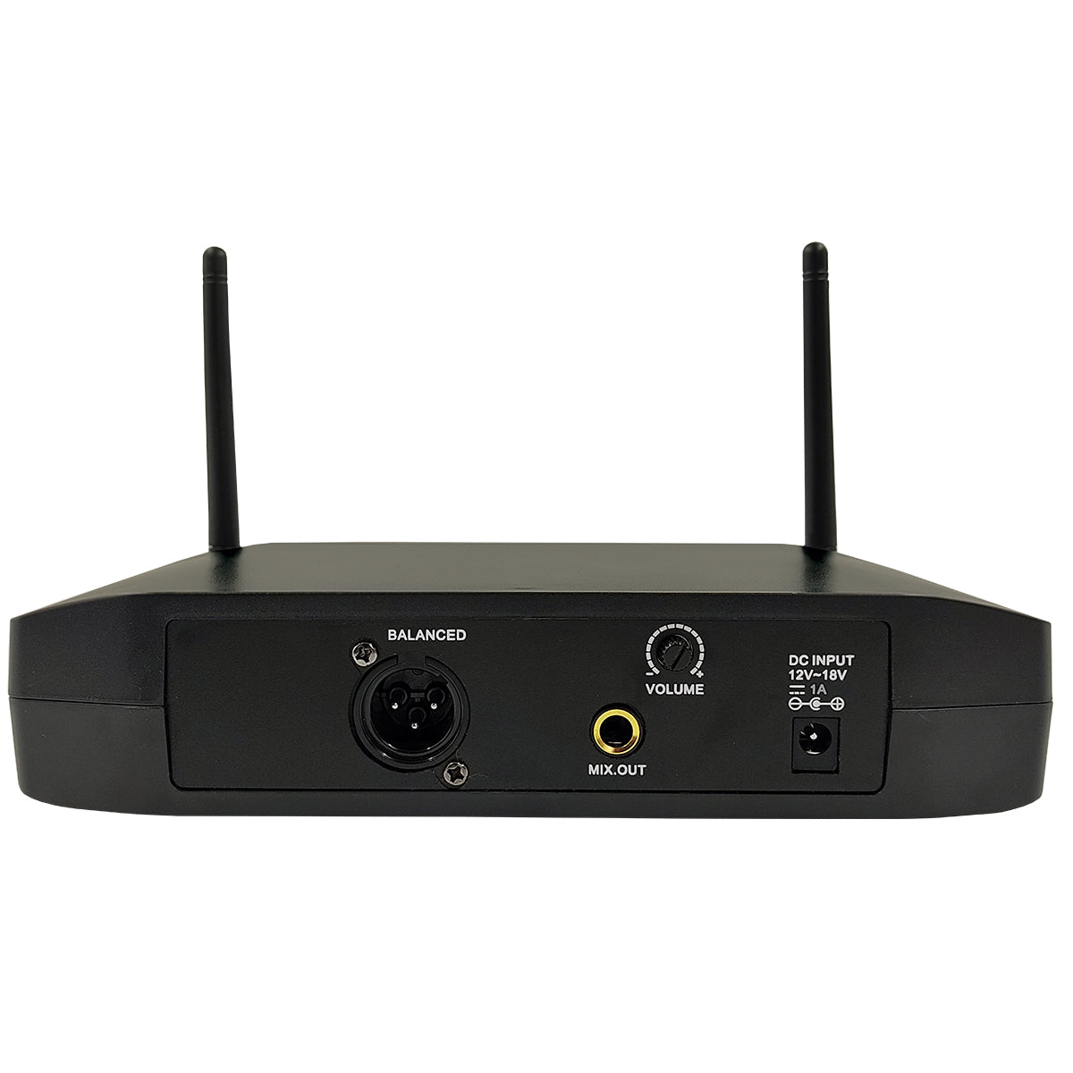 MICROFONES SEM FIO LE SON LS906 16 CANAIS PADRÃO CARDIOIDE COR PRETO