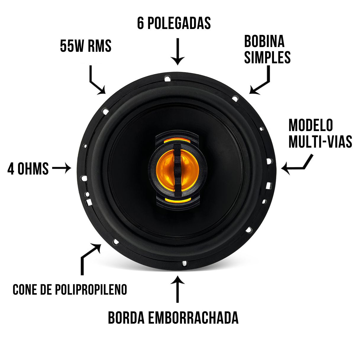 PAR FALANTE LESON JB6 FLEX 6" 110 WRMS (PAR) 4 OHMS