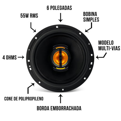 PAR FALANTE LESON JB6 FLEX 6" 110 WRMS (PAR) 4 OHMS