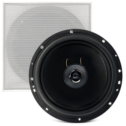 PAR ARANDELA COAXIAL 6" 140WRMS (PAR) 8 OHMS - QUADRADA BRANCA