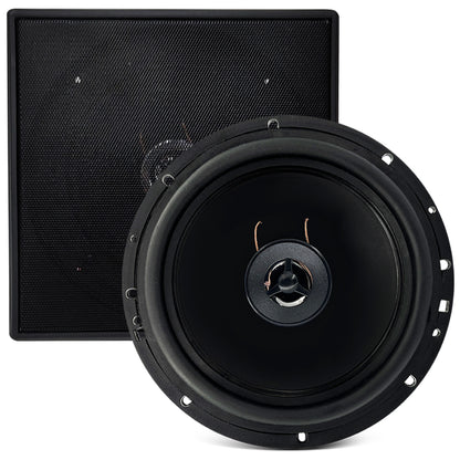 PAR ARANDELA COAXIAL 6" 140WRMS (PAR) 8 OHMS - QUADRADA PRETA