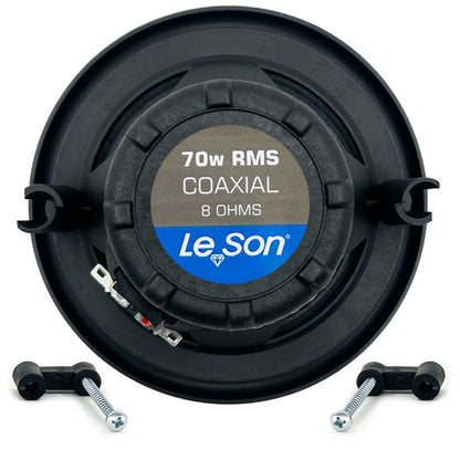 PAR ARANDELA COAXIAL 5" 140WRMS (PAR) 8 OHMS - REDONDA PRETA