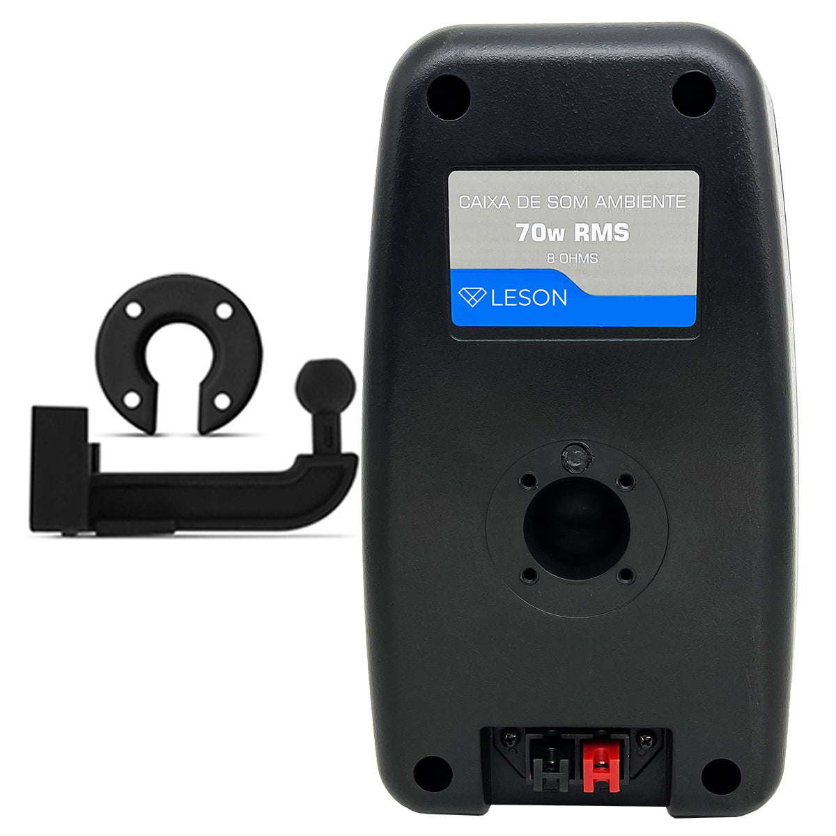 PAR CAIXA DE SOM 140WRMS (PAR) 8 Ω - RES. AGUA - LSA NEW - PRETA