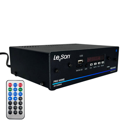 RECEIVER LESON PROHOME BT 120W 04 CH ENT P2 AUX