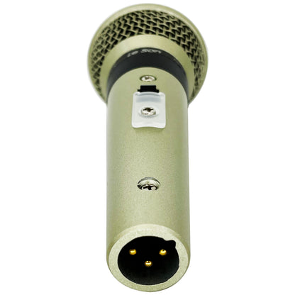 MICROFONE DINAMICO UNIDIRECIONAL SUPER CARDIOIDE SM58 PLUS CHAMPANHE 2AM058PLI