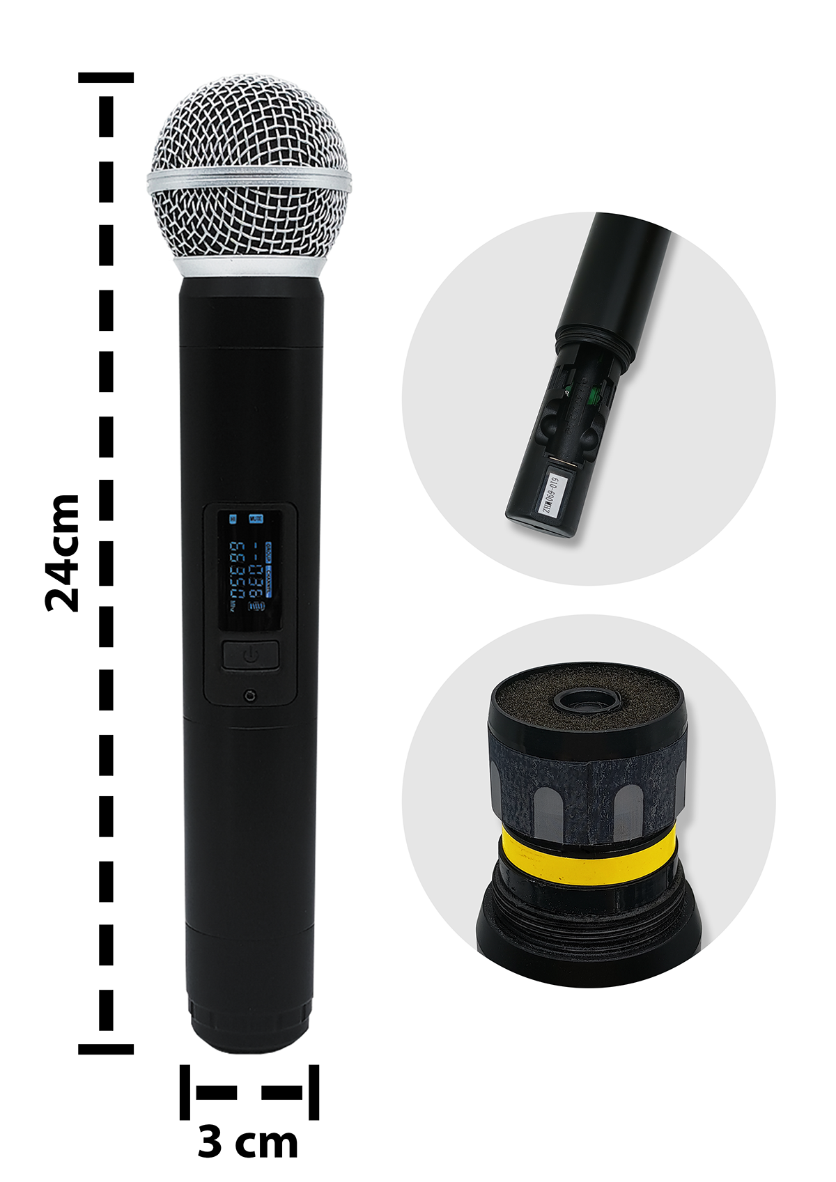 MICROFONE SEM FIO BT 600 CANAIS LE SON LS VKS2 EFEITOS ECHO COR PRETO MUSICAL BLUETOOTH  SUPERCARDIÓIDE