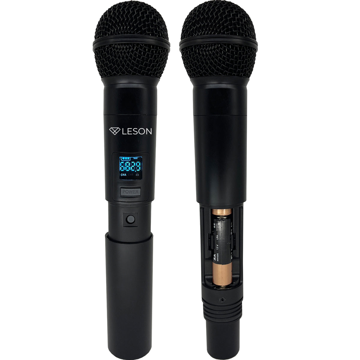 MICROFONE SEM FIO LS 961 TRANSMISSOR + 1 LAPELA + 1 HEADSET PRETO + BASTÃO 2AMLS9624