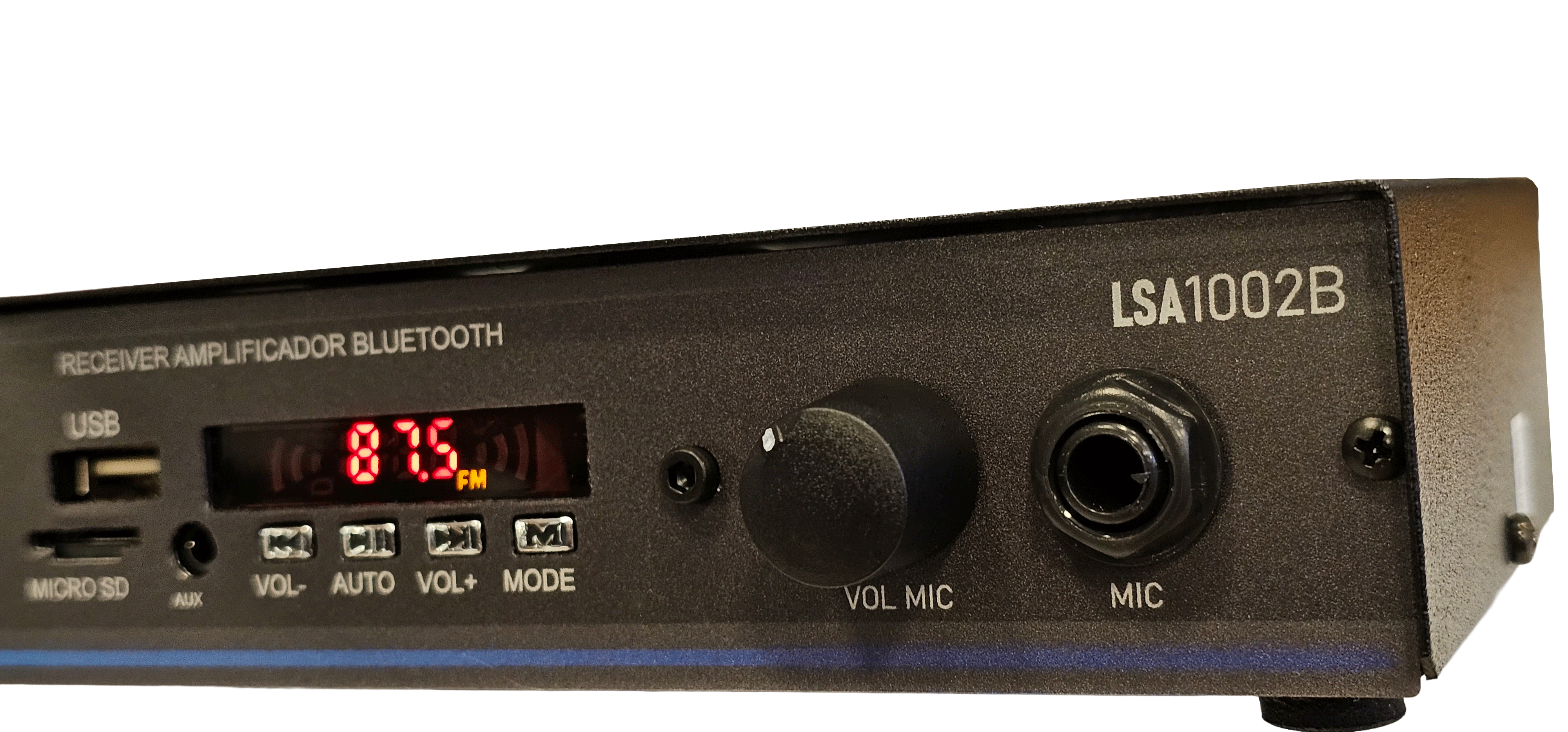 KIT SOM AMBIENTE 4 ARANDELA REDONDA BRANCO + RECEIVER LSA1002