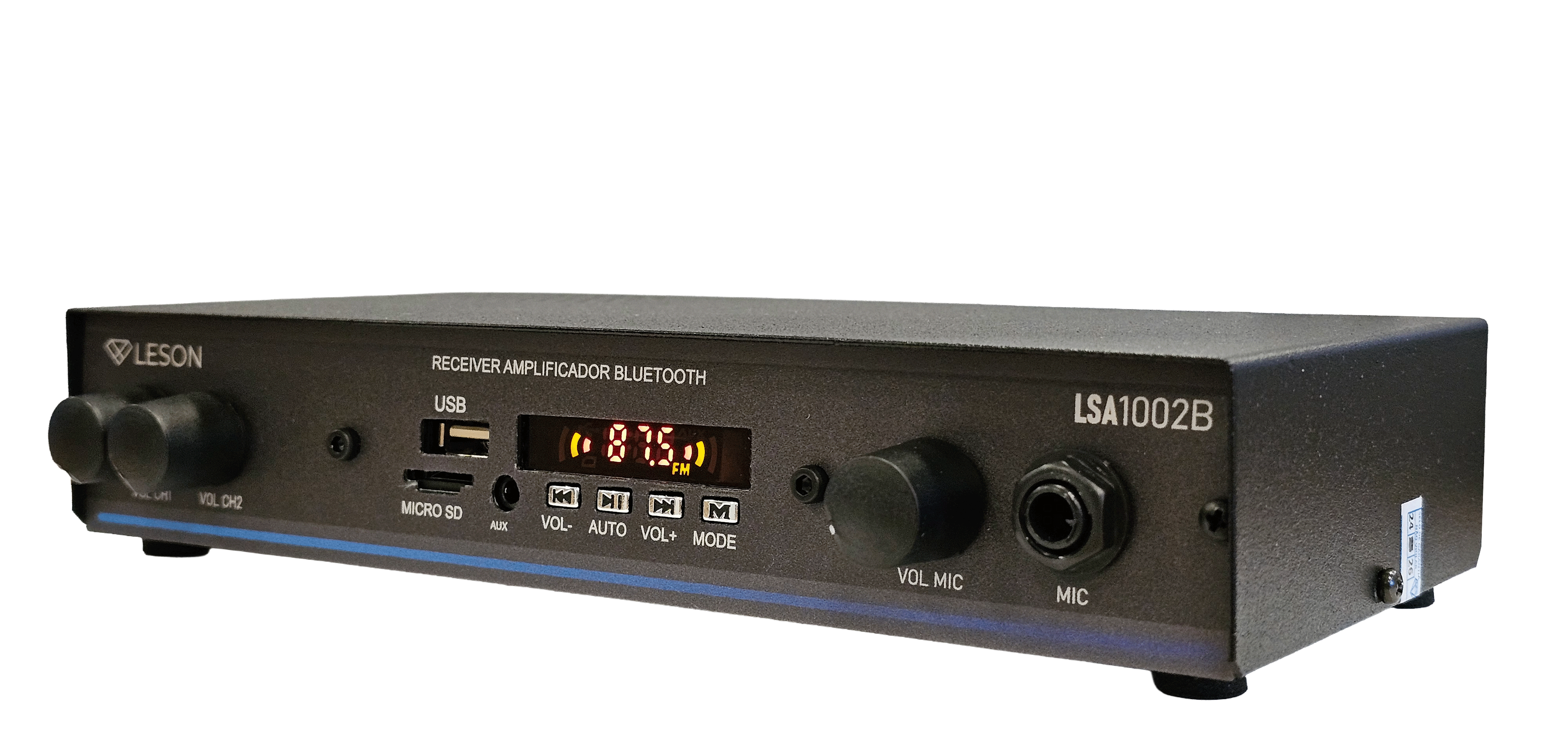 KIT SOM AMBIENTE 4 ARANDELA REDONDA BRANCO + RECEIVER LSA1002