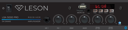 RECEIVER LSA 5000.4 PRO CONT. GRAVES E AGUDOS 1 MIC
