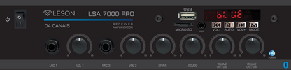 RECEIVER LSA 7000.4 PRO CONT. GRAVES E AGUDOS 2 MIC