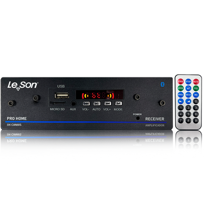 RECEIVER LESON PROHOME BT 120W 04 CH ENT P2 AUX