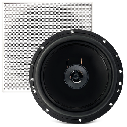 PAR ARANDELA COAXIAL 6" 140WRMS (PAR) 8 OHMS - QUADRADA BRANCA