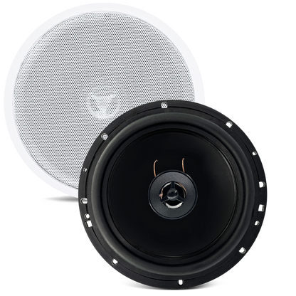 PAR ARANDELA COAXIAL 6" 140WRMS (PAR) 8 OHMS - REDONDA BRANCA