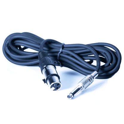 CABO MICROFONE E VIOLÃO MONO XLR / P10 3 METROS LESON