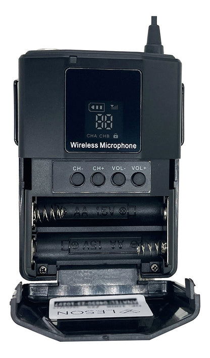 MICROFONE SEM FIO LESON LS961 48C LAPELA BEGE OMNIDIRECIONAL