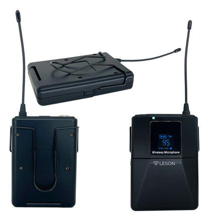 MICROFONE SEM FIO LESON LS961 48C LAPELA BEGE OMNIDIRECIONAL