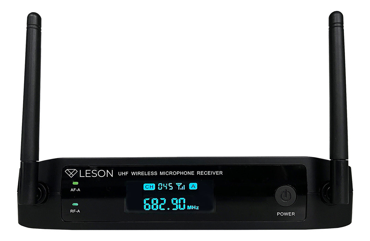 MICROFONE LESON SEM FIO LS 961 CTO 1 LAPELA PRETO + 1 HEADSET PRETO