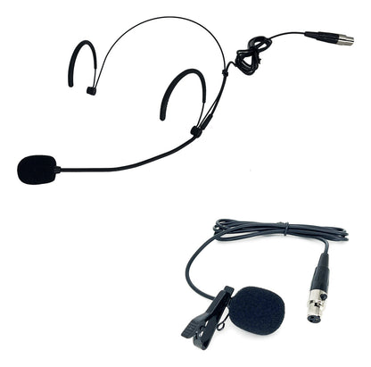 MICROFONE LESON SEM FIO LS 961 CTO 1 LAPELA PRETO + 1 HEADSET PRETO