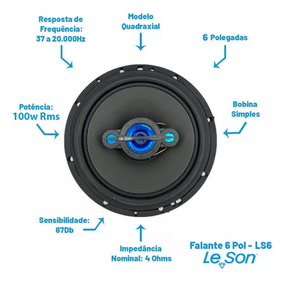PAR FALANTE LESON NEW 6" 200 WRMS (PAR) 4 OHMS