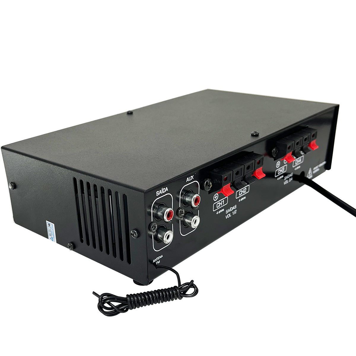 RECEIVER LSA 7600.4 PRO CONT. GRAVES E AGUDOS 2 MIC VOL MASTER