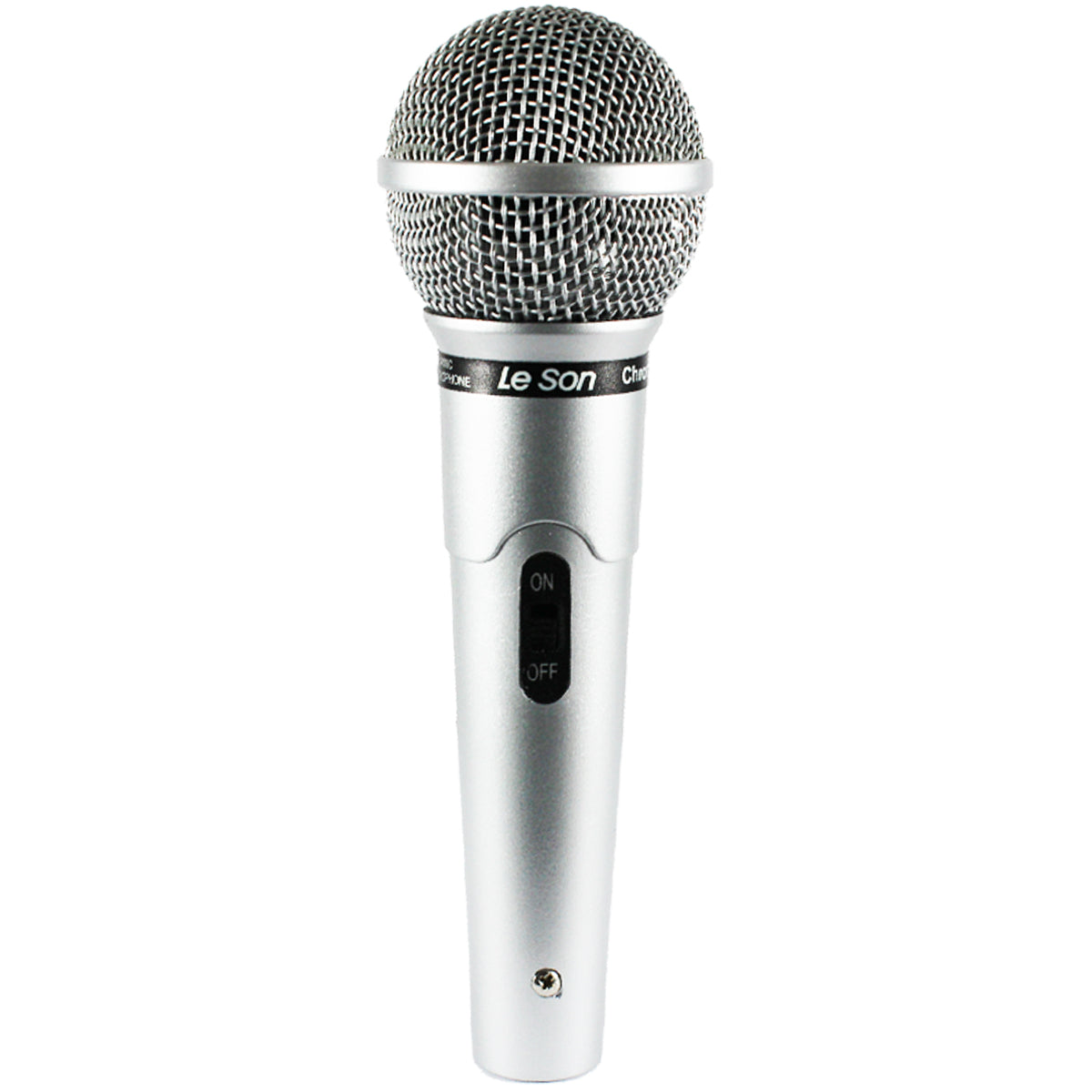 MICROFONE LESON MC-200 DINAMICO PROFISSIONAL PRATA