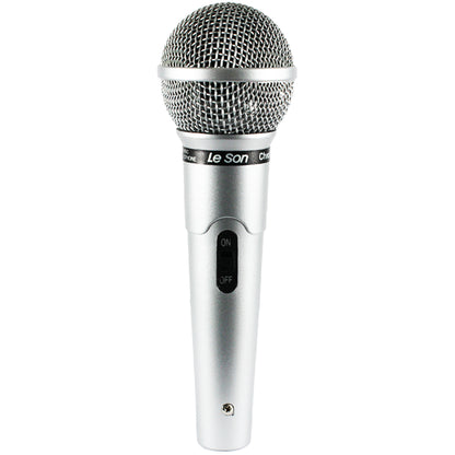 MICROFONE LESON MC-200 DINAMICO PROFISSIONAL PRATA