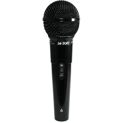 MICROFONE LESON MC-200 DINAMICO PROFISSIONAL PRETO BRILHANTE